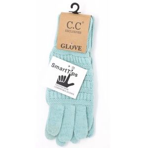 New Solid MINT CC Gloves with Smart Finger Tips
